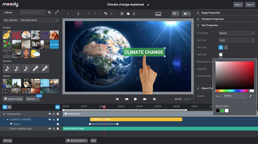 Moovly - Best video editing software